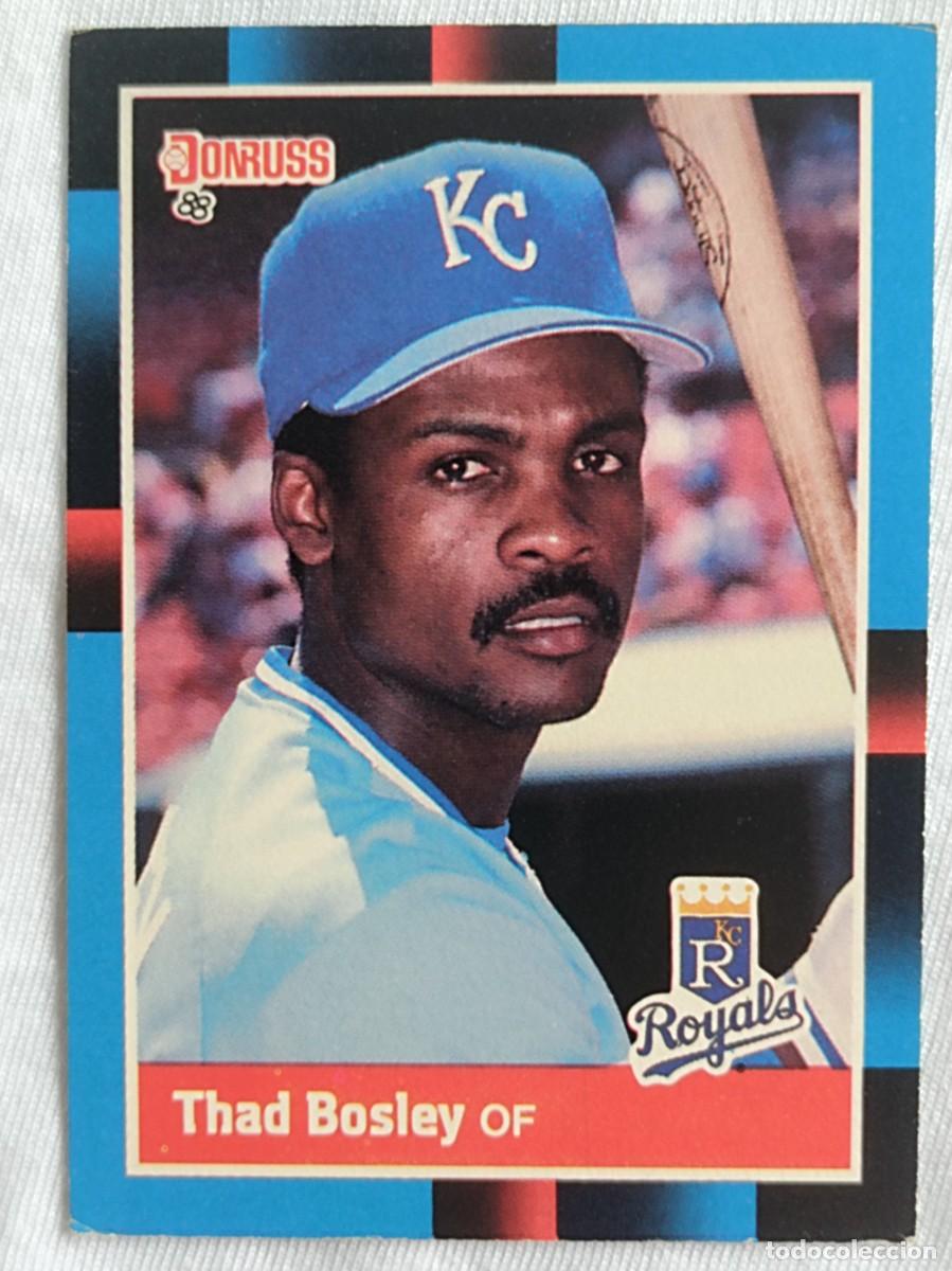 Coleccionismo deportivo: #348 THAD BOSLEY (KANSAS CITY ROYALS) BEISBOL MLB 1988 DONRUSS