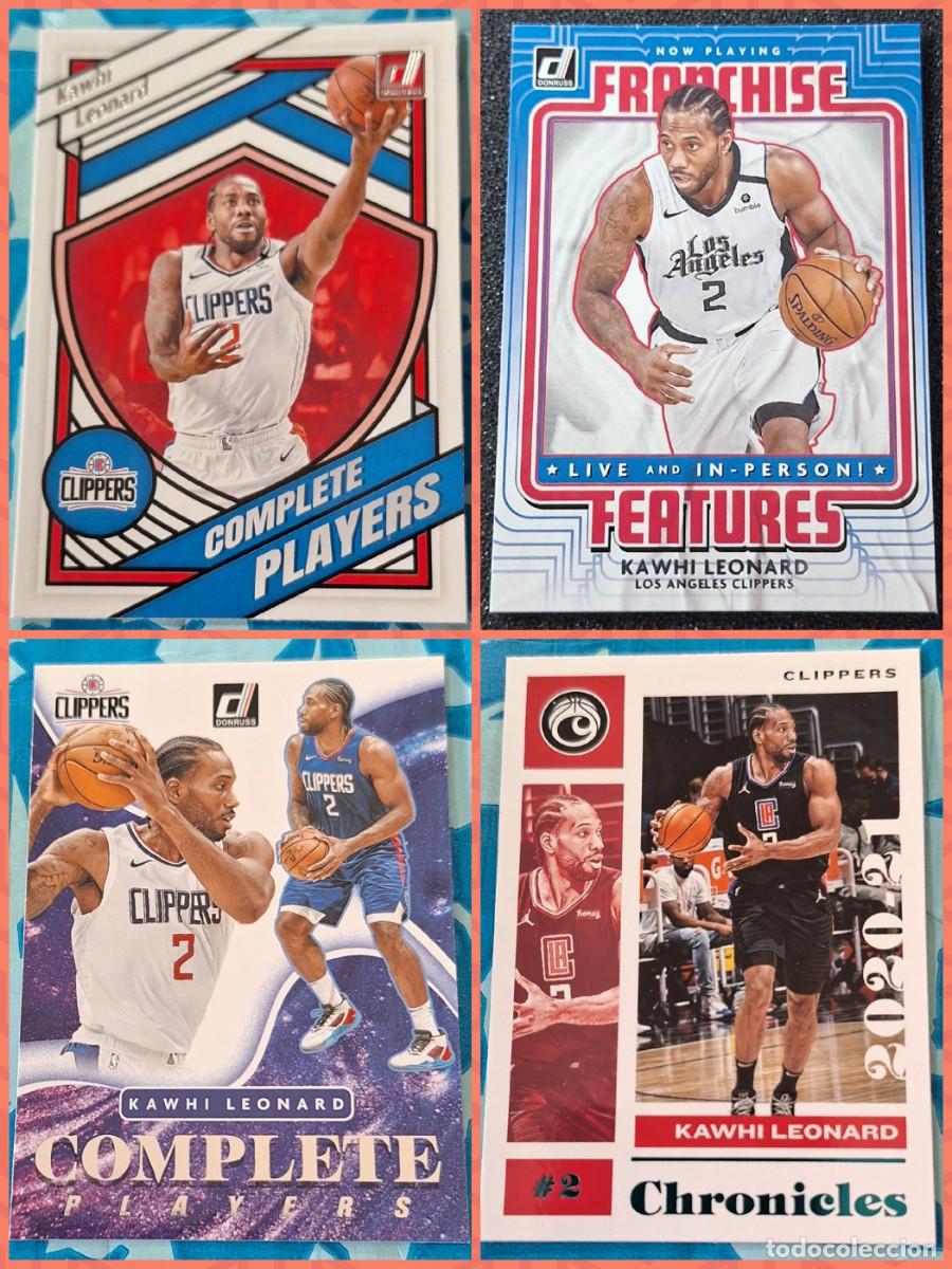 Coleccionismo deportivo: Kawhi Leonard Los Angeles Clippers Panini Donruss Chronicles Lot 4 cards