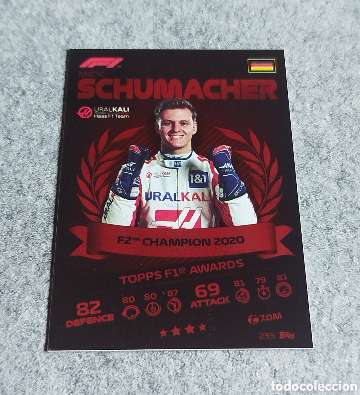 Coleccionismo deportivo: ROOKIE F2 CHAMPION MICK SHUMACHER TOPPS F1 FORMULA TURBO ATTAX 2021 CROMO CARD CARTA