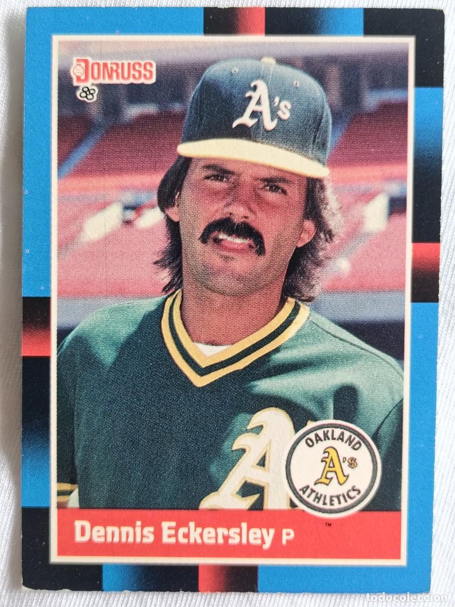 Coleccionismo deportivo: #349 DENNIS ECKERSLEY (OAKLAND ATHLETICS) BEISBOL MLB 1988 DONRUSS