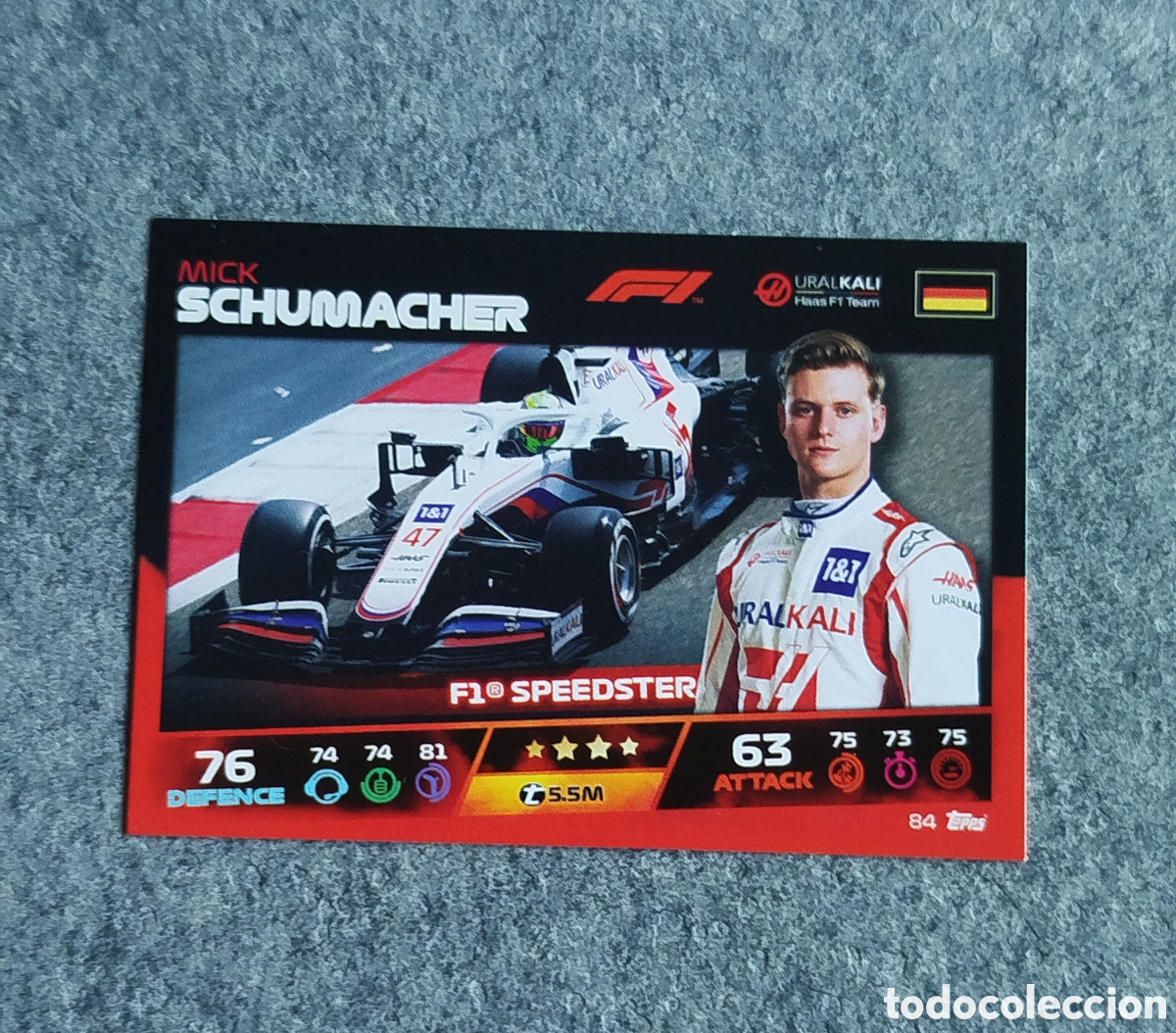Coleccionismo deportivo: ROOKIE MICK SHUMACHER TOPPS F1 FORMULA TURBO ATTAX 2021 CROMO CARD CARTA