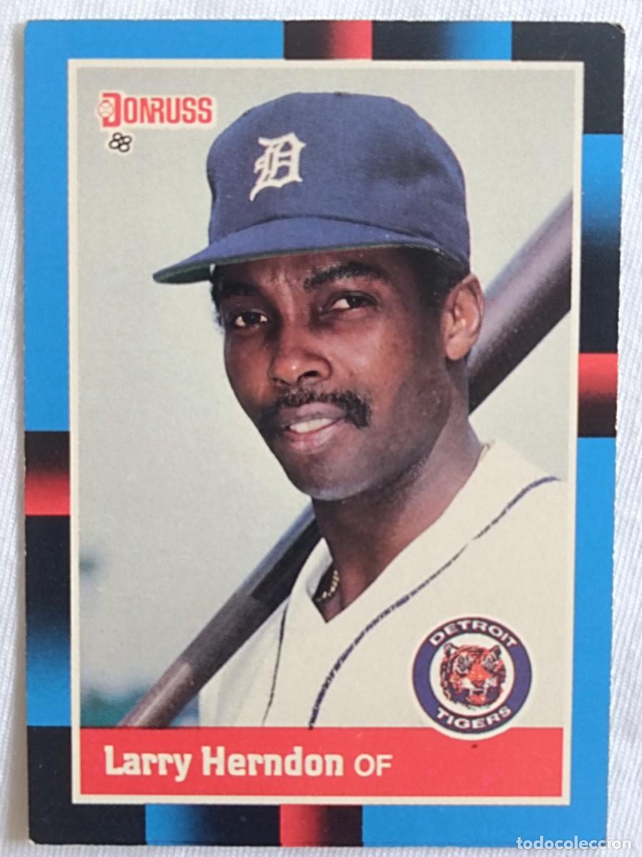 Coleccionismo deportivo: #353 LARRY HERNDON (DETROIT TIGERS) BEISBOL MLB 1988 DONRUSS