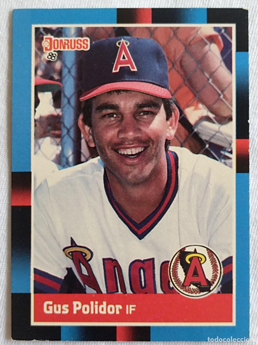 Coleccionismo deportivo: #356 GUS POLIDOR (CALIFORNIA ANGELS) BEISBOL MLB 1988 DONRUSS
