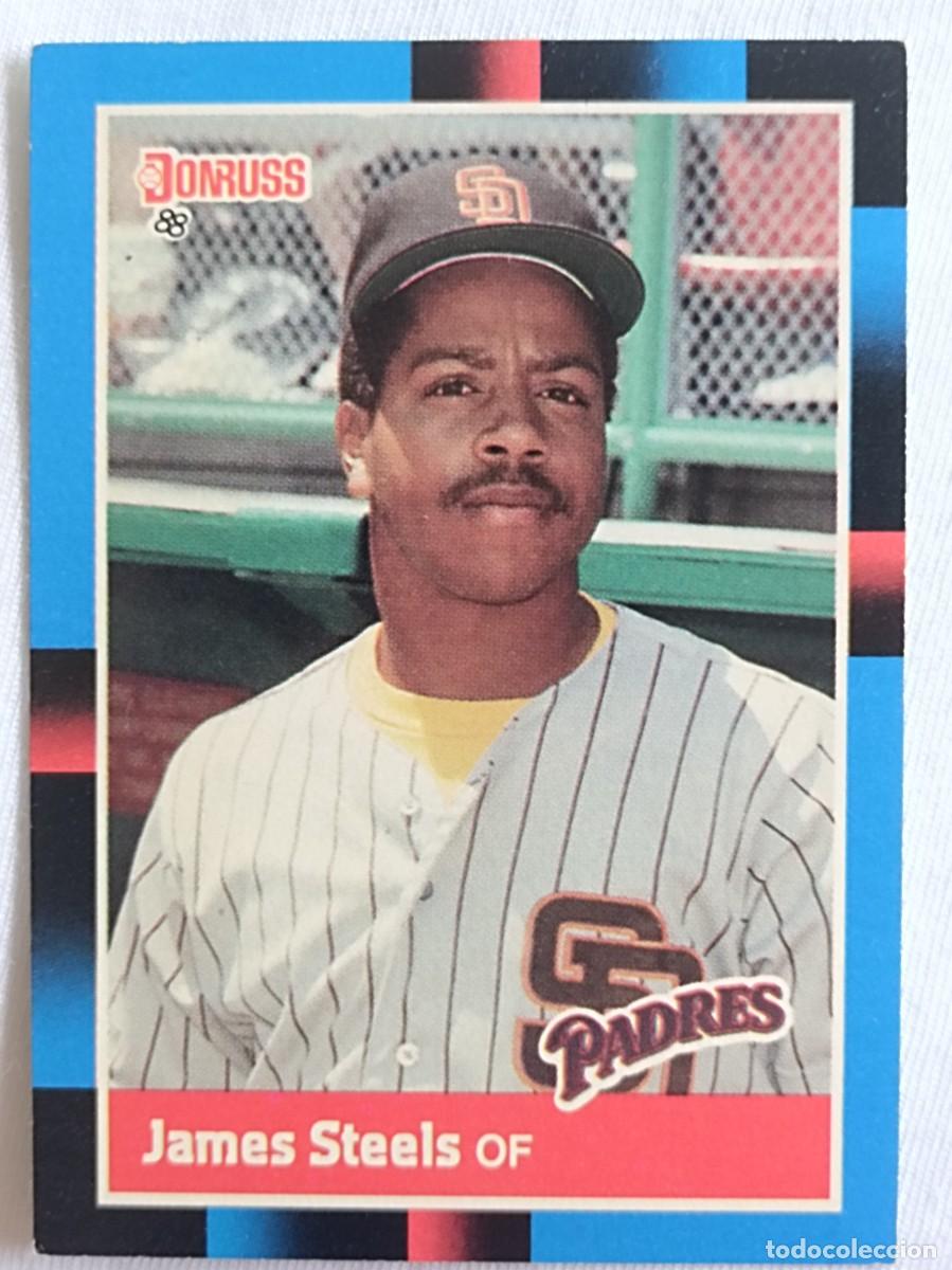 Coleccionismo deportivo: #360 JAMES STEELS (SAN DIEGO PADRES) BEISBOL MLB 1988 DONRUSS