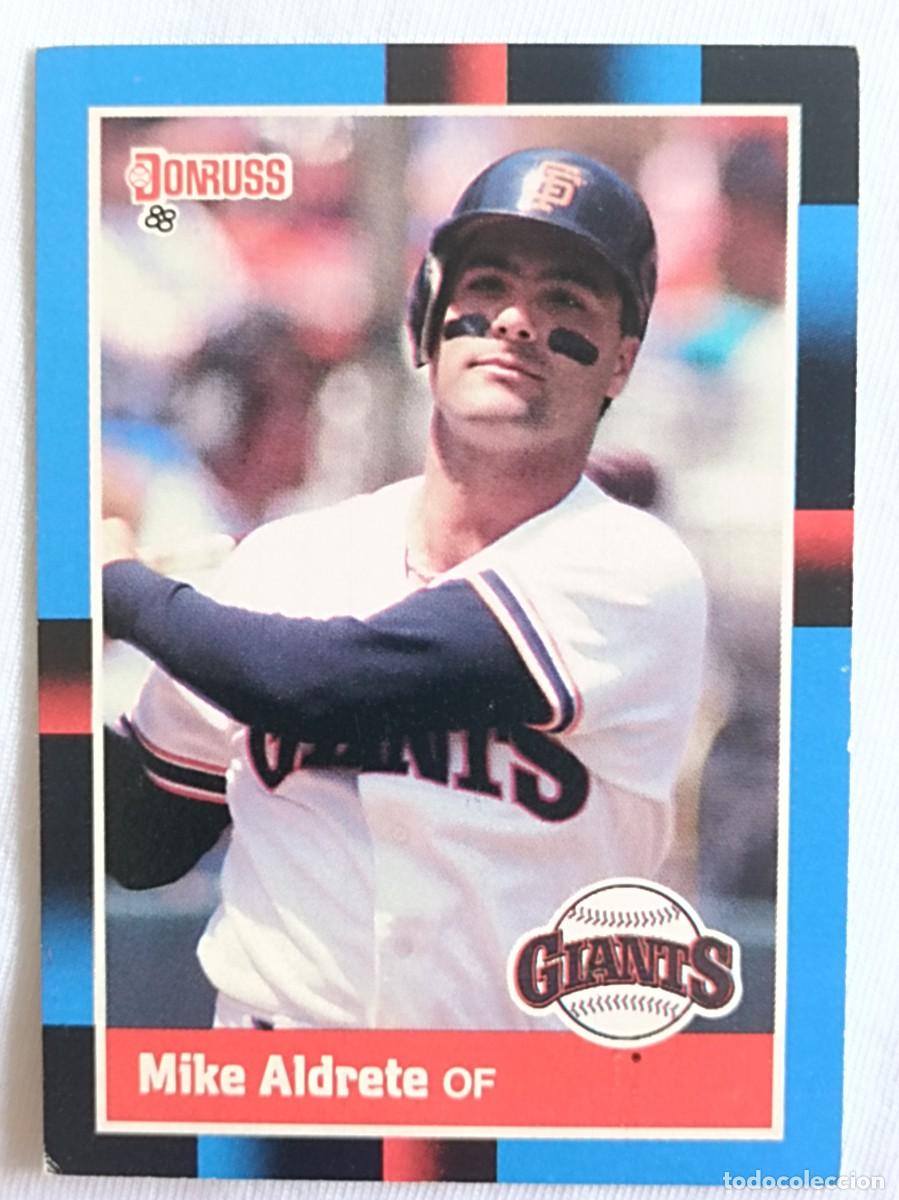 Collezionismo sportivo: #362 MIKE ALDRETE (SAN FRANCISCO GIANTS) BEISBOL MLB 1988 DONRUSS
