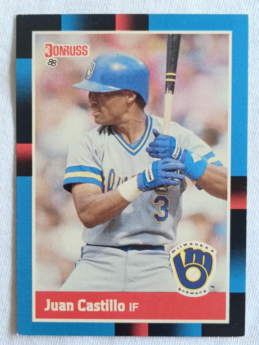 Coleccionismo deportivo: #363 JUAN CASTILLO (MILWAUKEE BREWERS) BEISBOL MLB 1988 DONRUSS