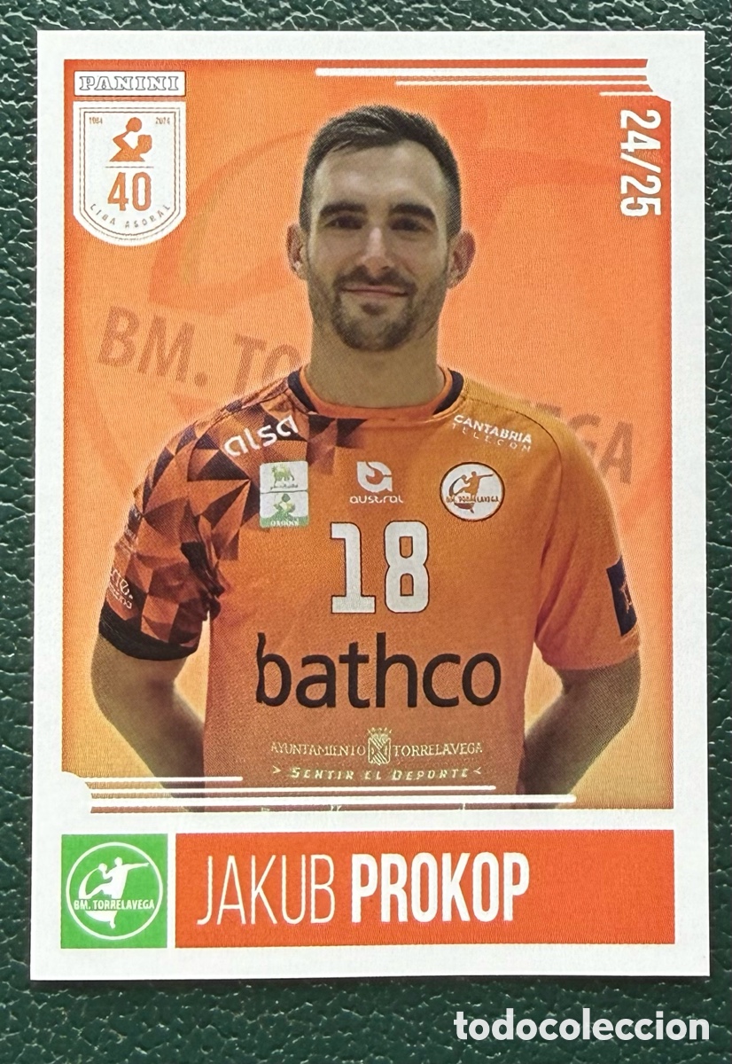Collezionismo sportivo: 213 JAKUB PROKOP BATHCO BM TORRELAVEGA PANINI LIGA PLENITUDE ASOBAL 2024 2025 24 25