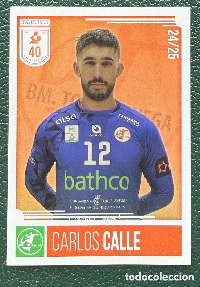 Collezionismo sportivo: 210 CARLOS CALLE BATHCO BM TORRELAVEGA PANINI LIGA PLENITUDE ASOBAL 2024 2025 24 25
