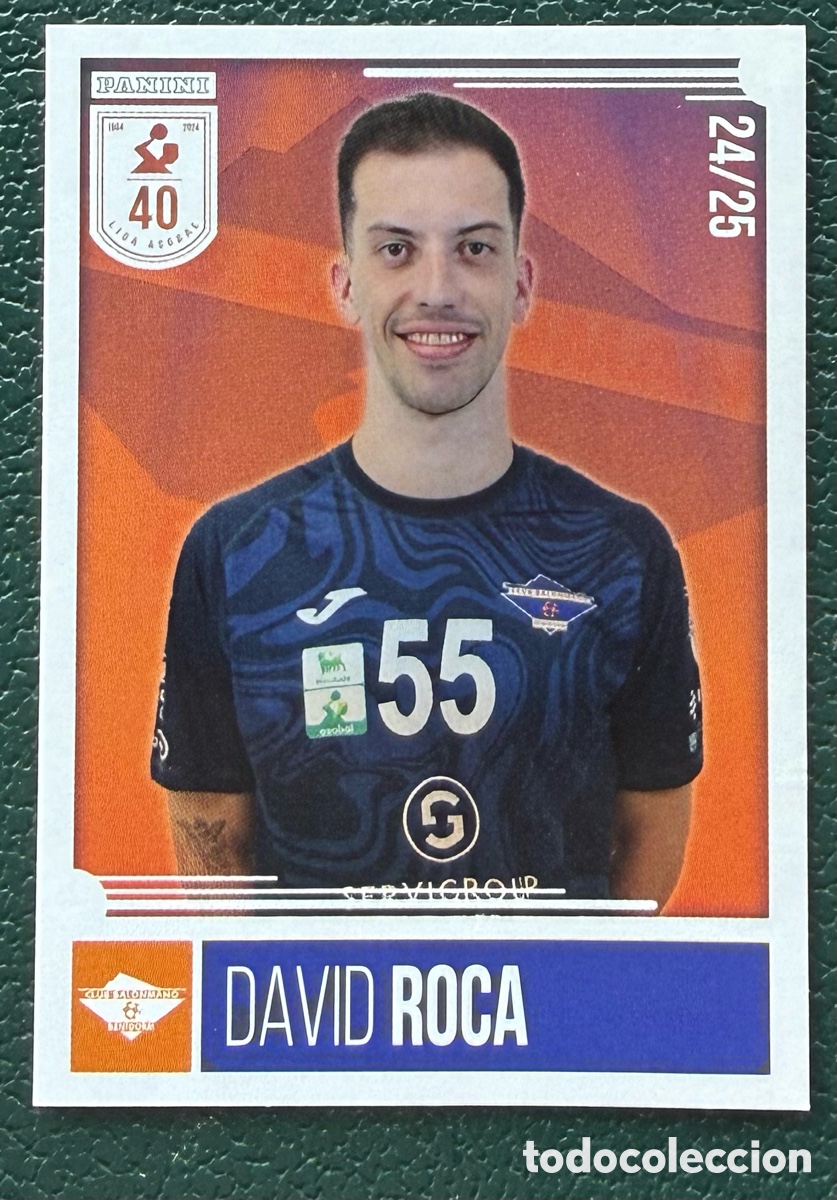Colecionismo desportivo: 202 DAVID ROCA SERVIGROUP HOTELES BENIDORM PANINI LIGA PLENITUDE ASOBAL 2024 2025 24 25