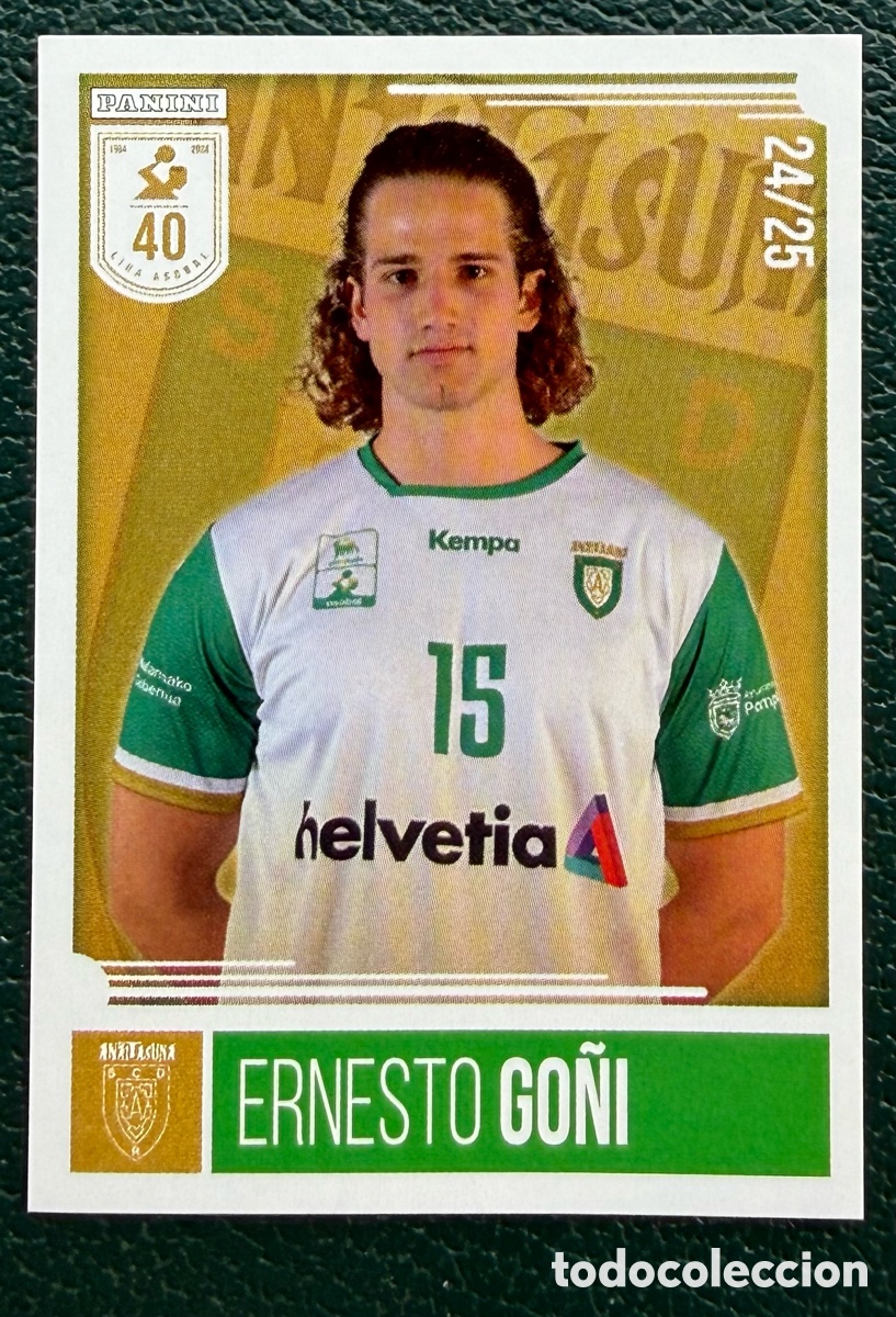 Colecionismo desportivo: 171 ERNESTO GO&Ntilde;I HELVETIA ANAITASUNA PANINI LIGA PLENITUDE ASOBAL 2024 2025 24 25