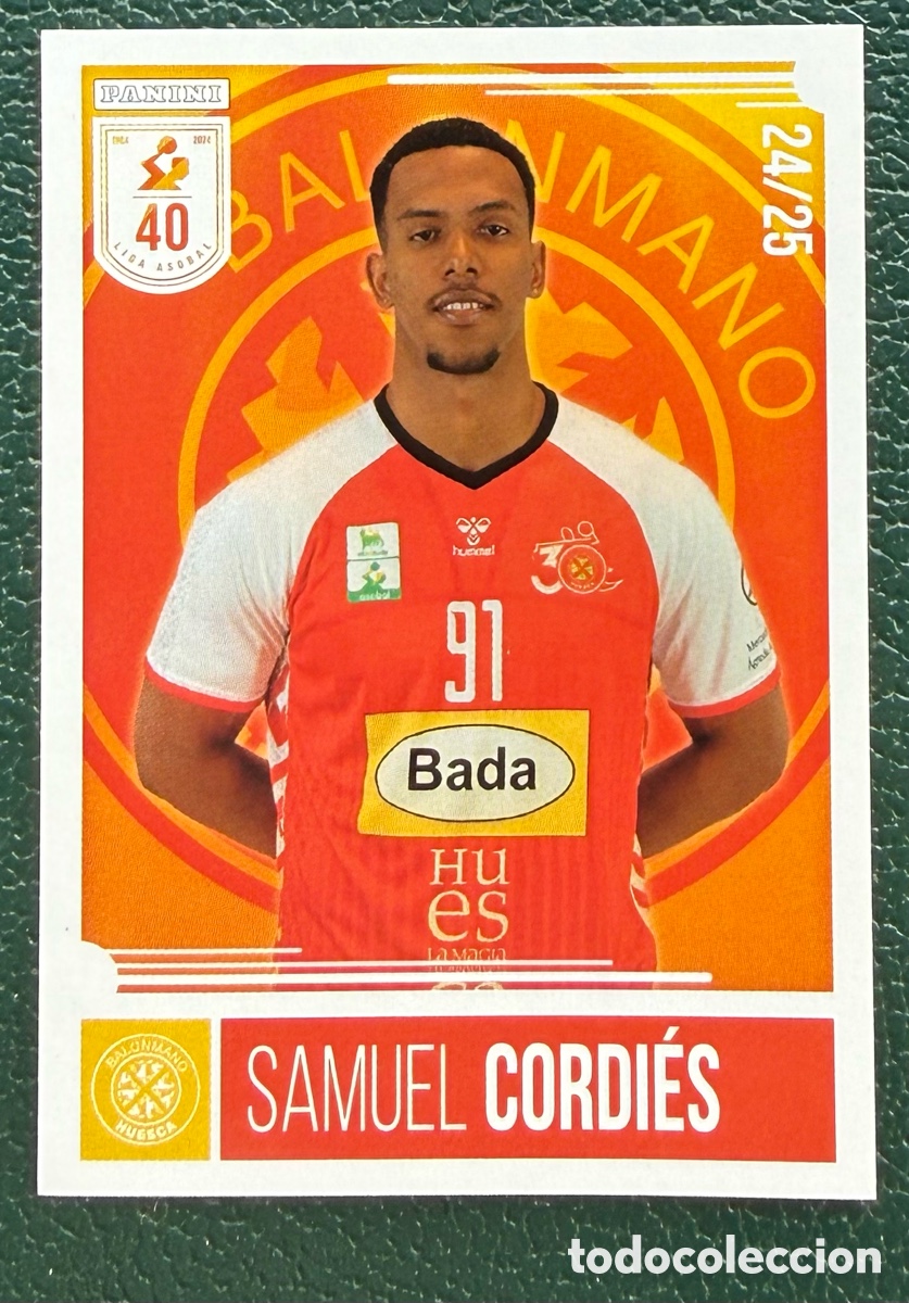 Collectionnisme sportif: 161 SAMUEL CORDIES BADA HUESCA PANINI LIGA PLENITUDE ASOBAL 2024 2025 24 25