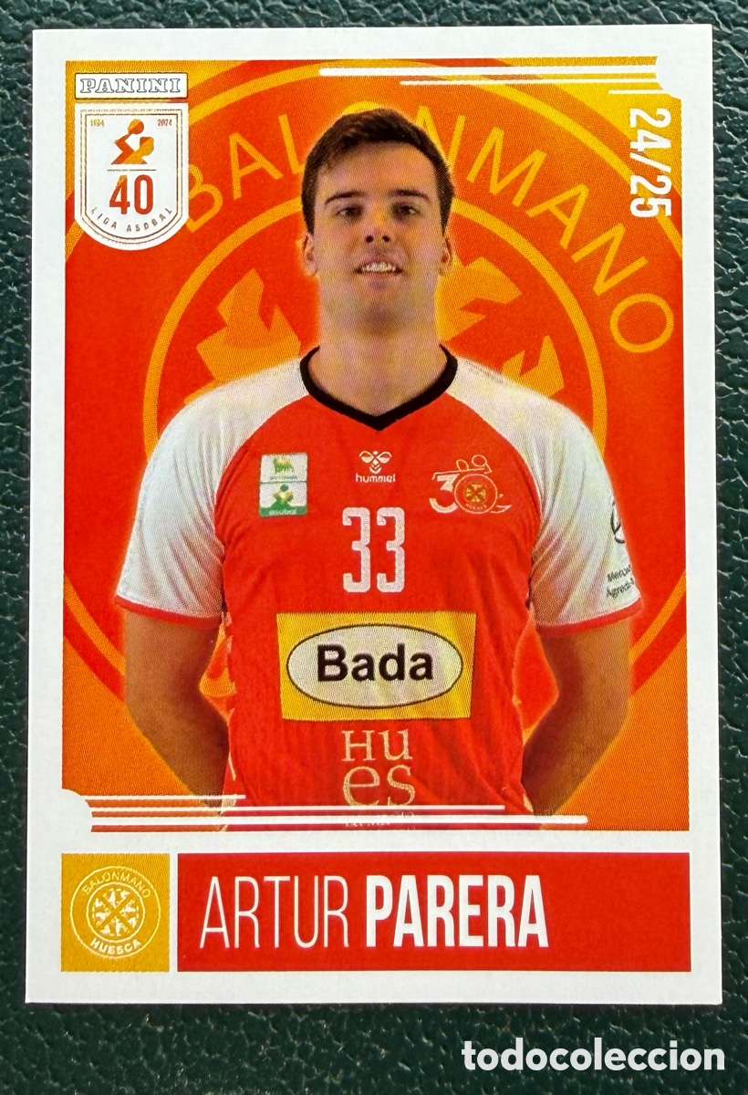 Coleccionismo deportivo: 157 ARTUR PARERA BADA HUESCA PANINI LIGA PLENITUDE ASOBAL 2024 2025 24 25