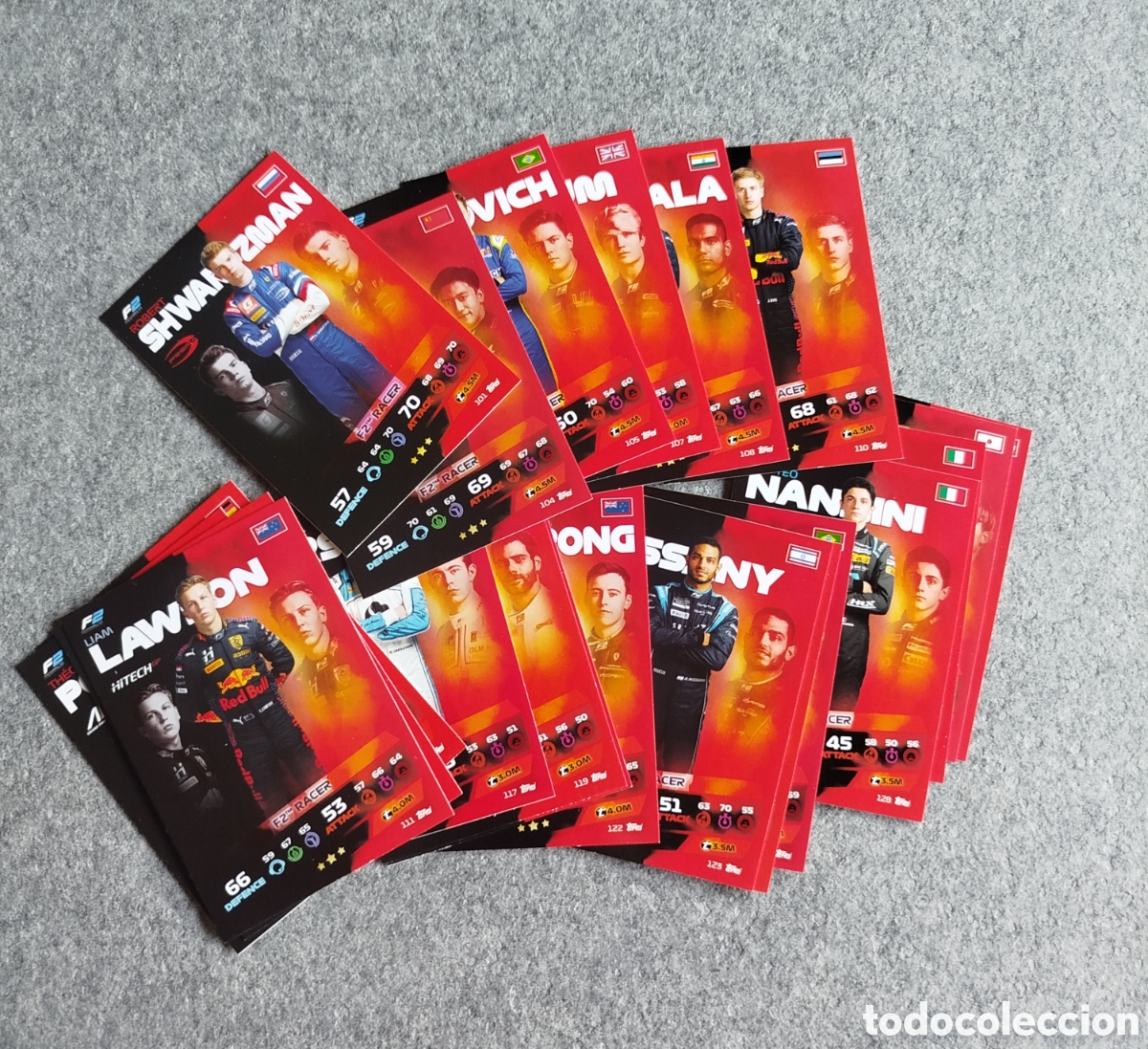 Coleccionismo deportivo: 2021 F2 LOTE 21 ROOKIES CARDS FORMULA 2 TOPPS F1 FORMULA TURBO ATTAX 2021 CROMO CARD CARTA
