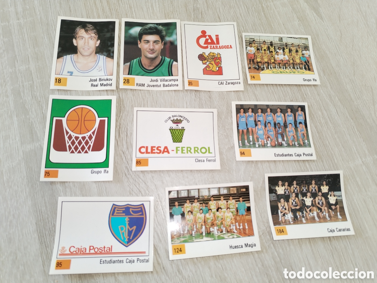 Coleccionismo deportivo: LOTE CROMOS BASKET LIGA ACB