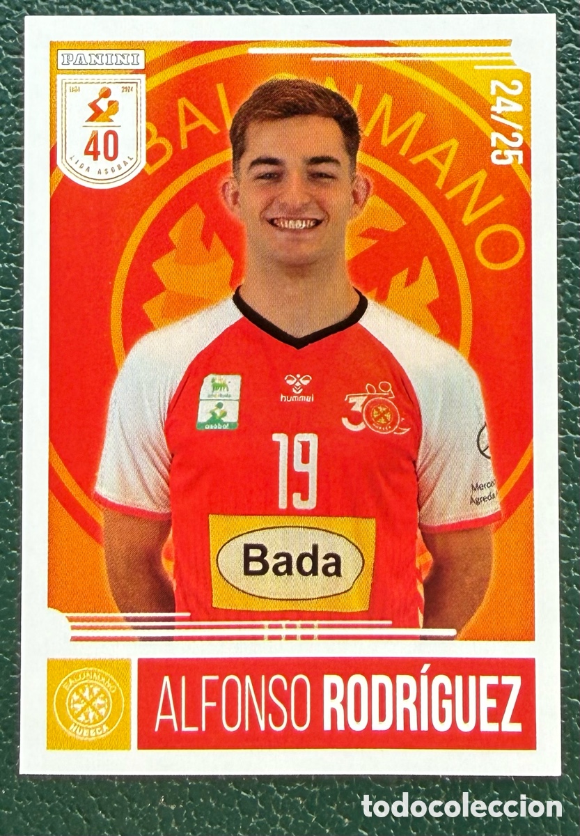 Collectionnisme sportif: 153 ALFONSO RODRIGUEZ BADA HUESCA PANINI LIGA PLENITUDE ASOBAL 2024 2025 24 25