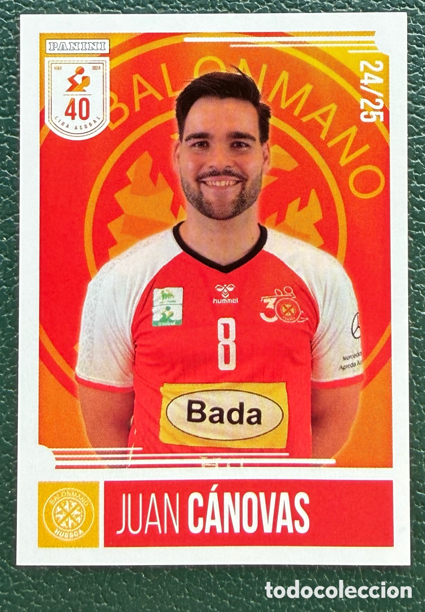 Collectionnisme sportif: 146 JUAN CANOVAS BADA HUESCA PANINI LIGA PLENITUDE ASOBAL 2024 2025 24 25