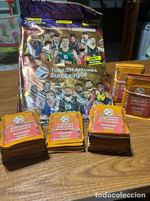 Coleccionismo deportivo: Album Euroliga de baloncesto 24/25 + 180 sobres sin abrir Panini Todo nuevo sin abrir