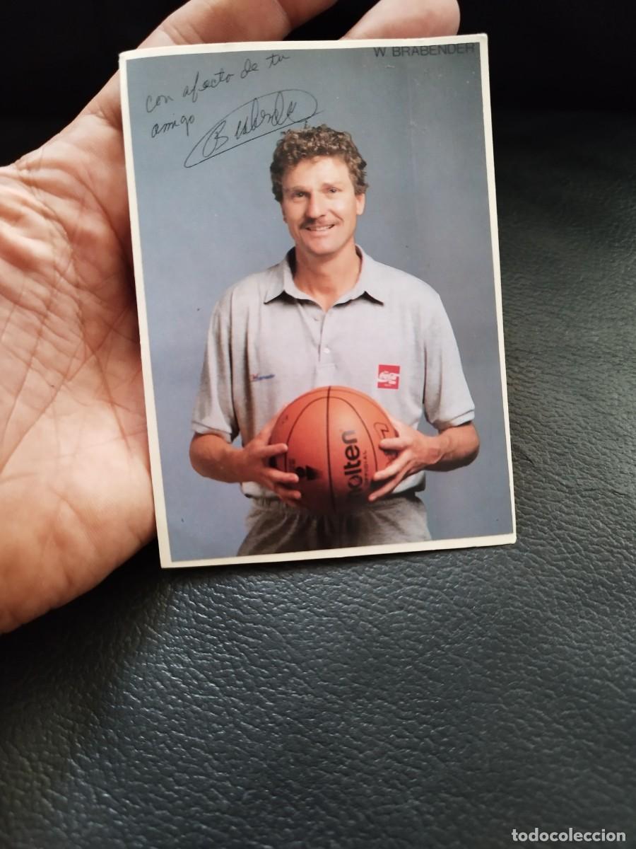 Coleccionismo deportivo: Pegatina, adhesivo. Jugador baloncesto Wayne Brabender