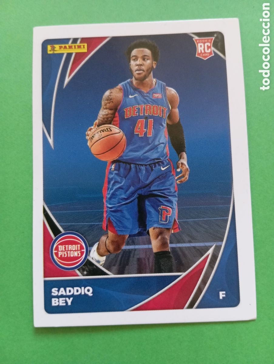 Coleccionismo deportivo: Saddiq Bey Detroit Pistons RC n&deg;99 / PANINI NBA CARD COLLECTION 2020/2021
