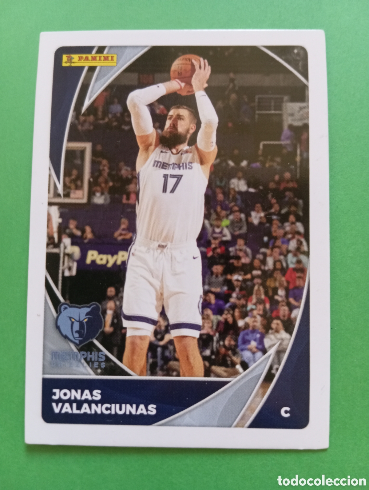 Coleccionismo deportivo: Jona Valanciunas Memphis Grizzlies n&deg;3 / PANINI NBA CARD COLLECTION 2020/2021