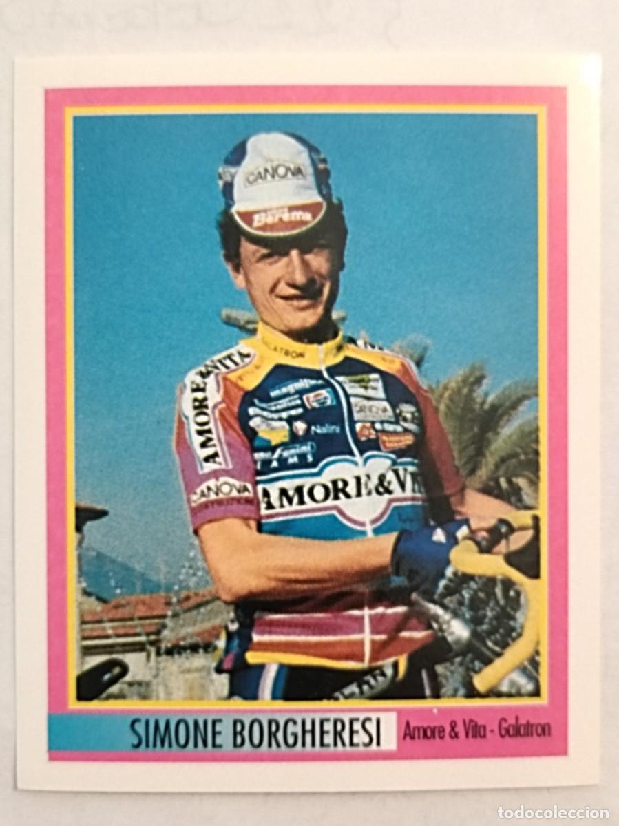 Coleccionismo deportivo: #23 SIMONE BORGHERESI (AMORE & VITA GALATRON) 78 GIRO D'ITALIA 1995 MERLIN
