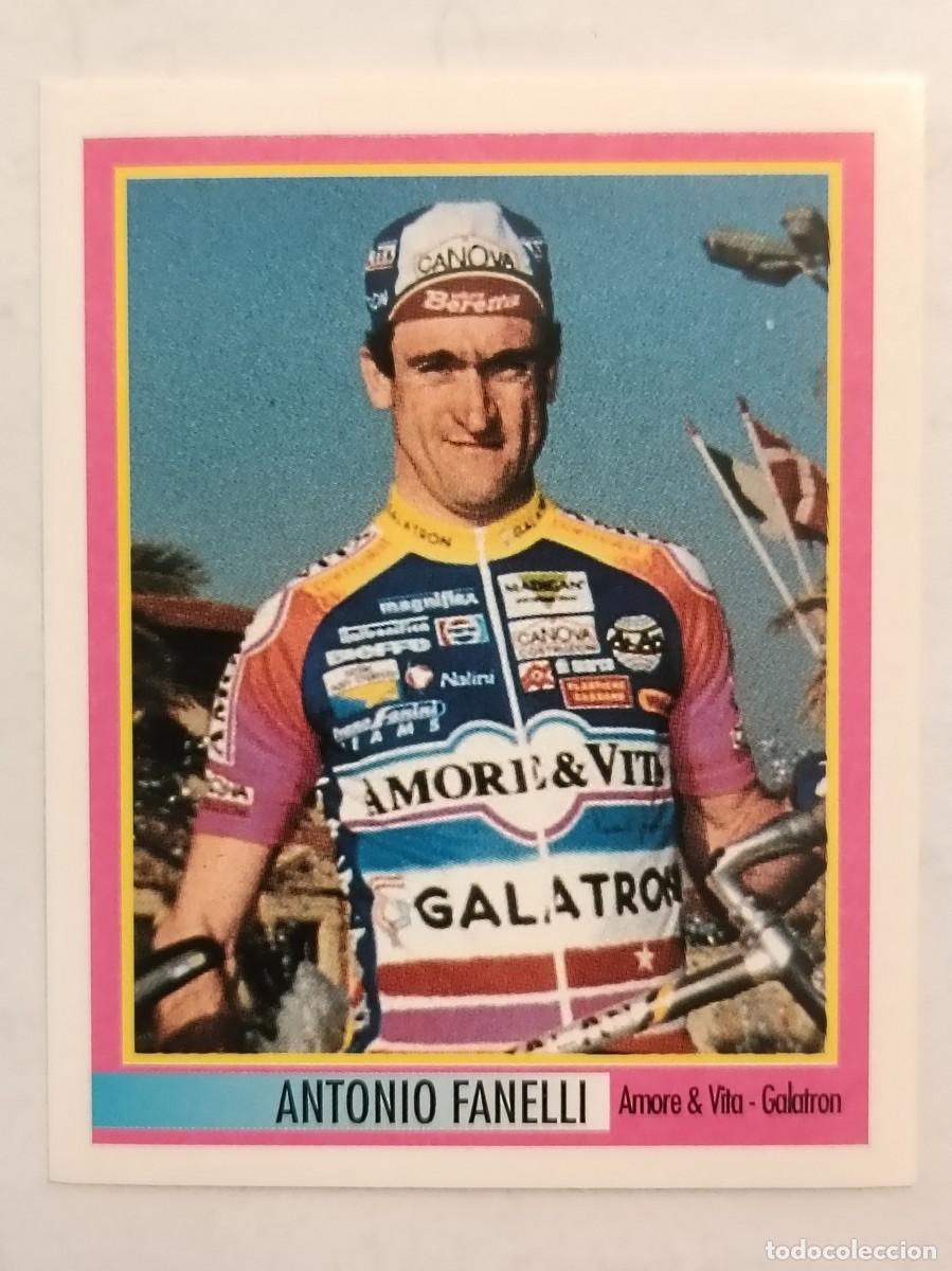 Coleccionismo deportivo: #27 ANTONIO FANELLI (AMORE & VITA GALATRON) 78 GIRO D'ITALIA 1995 MERLIN