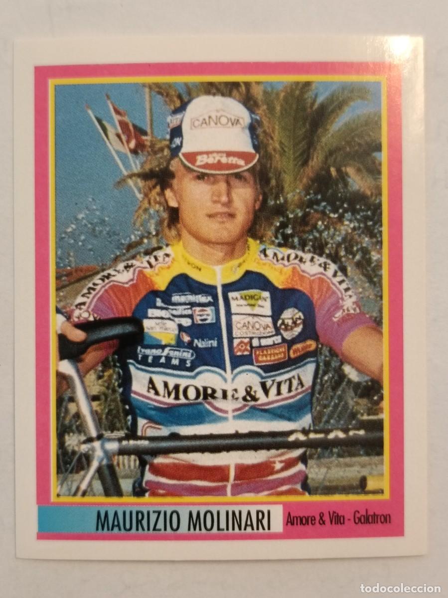 Coleccionismo deportivo: #30 MAURIZIO MOLINARI (AMORE & VITA GALATRON) 78 GIRO D'ITALIA 1995 MERLIN