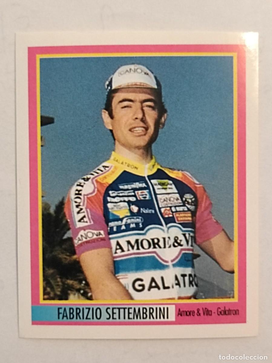 Coleccionismo deportivo: #32 FABRIZIO SETTEMBRINI (AMORE & VITA GALATRON) 78 GIRO D'ITALIA 1995 MERLIN