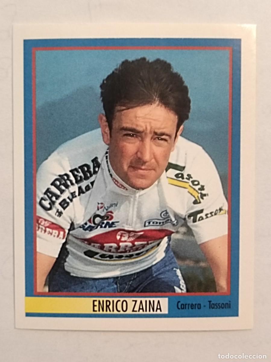 Coleccionismo deportivo: #52 ENRICO ZAINA (CARRERA-TASSONI ) 78 GIRO D'ITALIA 1995 MERLIN