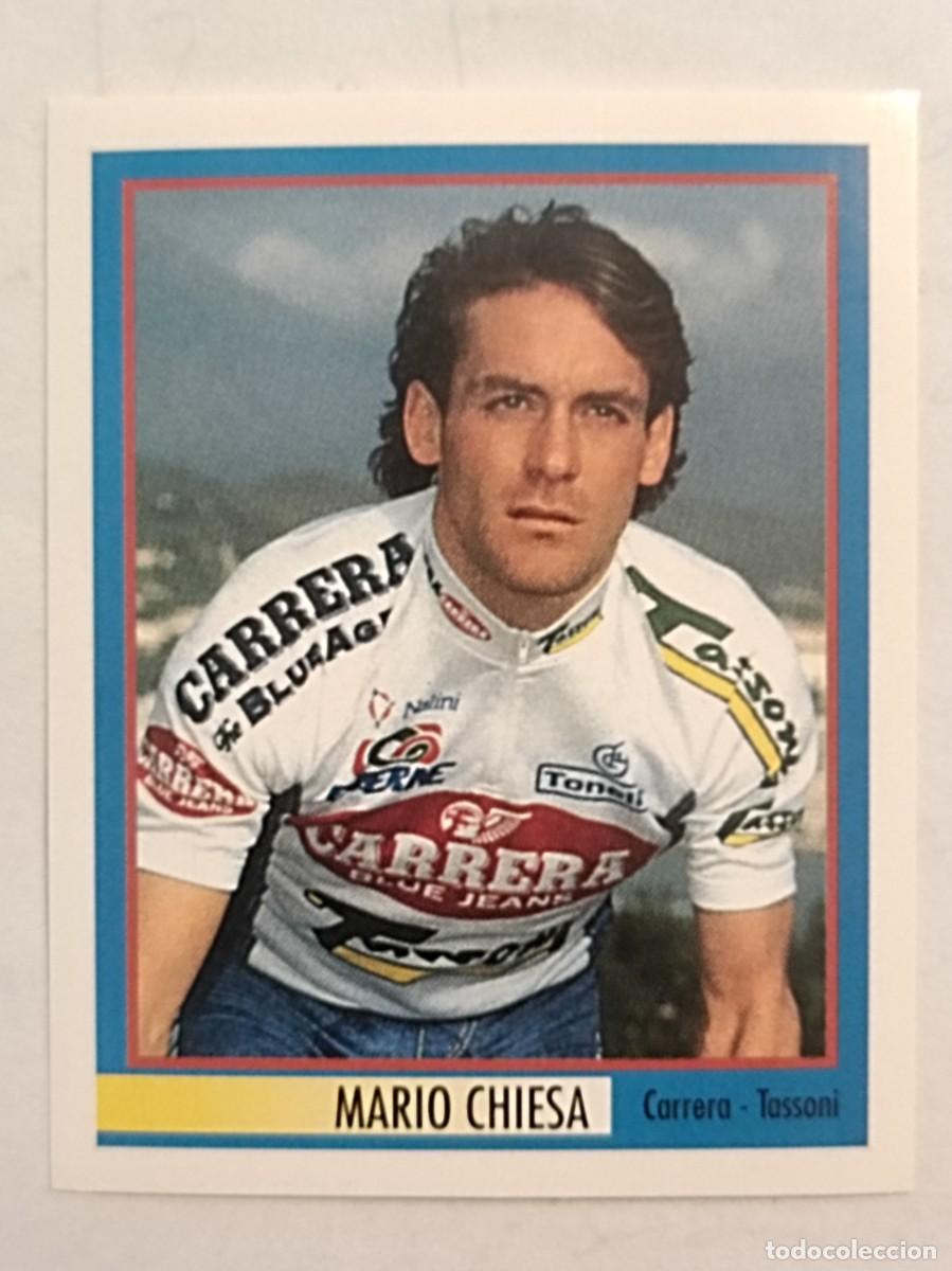 Coleccionismo deportivo: #55 MARIO CHIESA (CARRERA-TASSONI ) 78 GIRO D'ITALIA 1995 MERLIN
