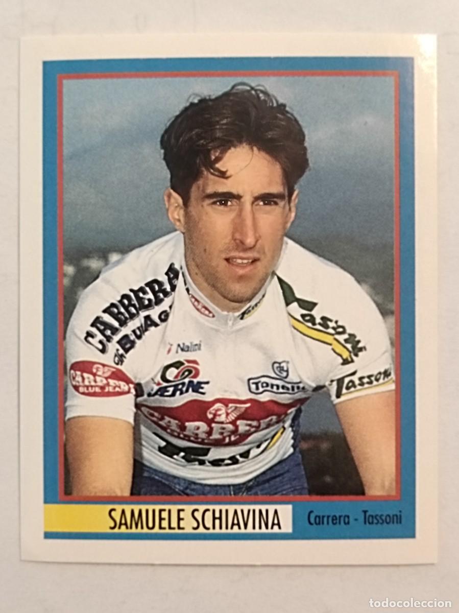 Coleccionismo deportivo: #56 SAMUELE SCHIAVINA (CARRERA-TASSONI ) 78 GIRO D'ITALIA 1995 MERLIN