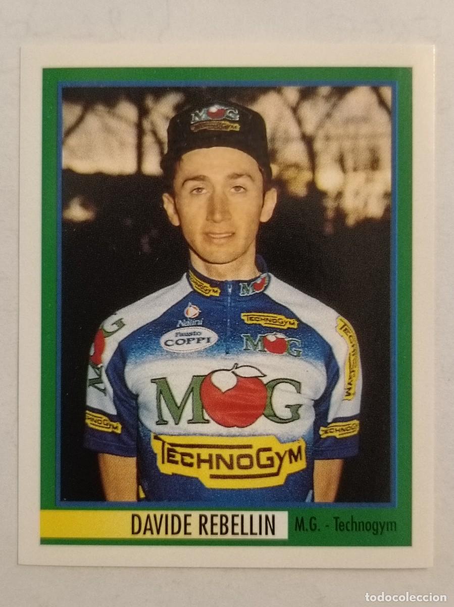 Coleccionismo deportivo: #96 DAVIDE REBELLIN (M.G.-TECHNOGYM) 78 GIRO D'ITALIA 1995 MERLIN