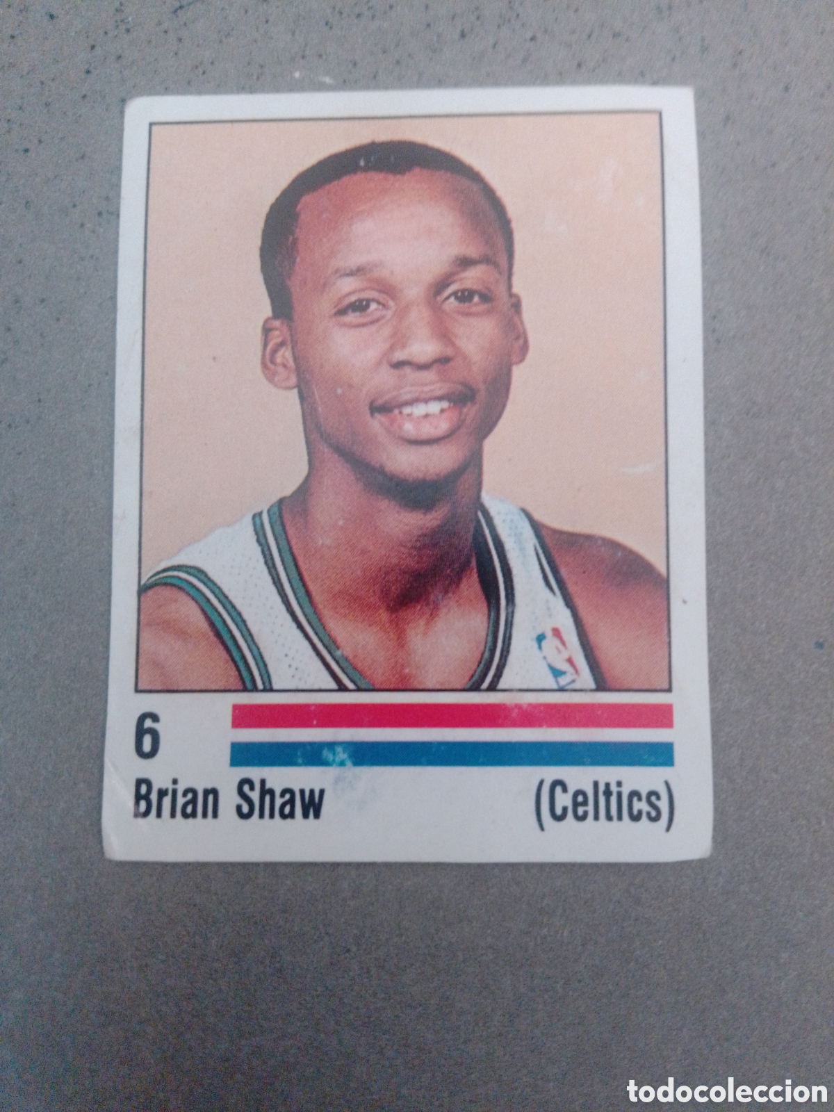 Coleccionismo deportivo: BRIAN SHAW BOSTON CELTIS NBA 89 PANINI SIN PEGAR