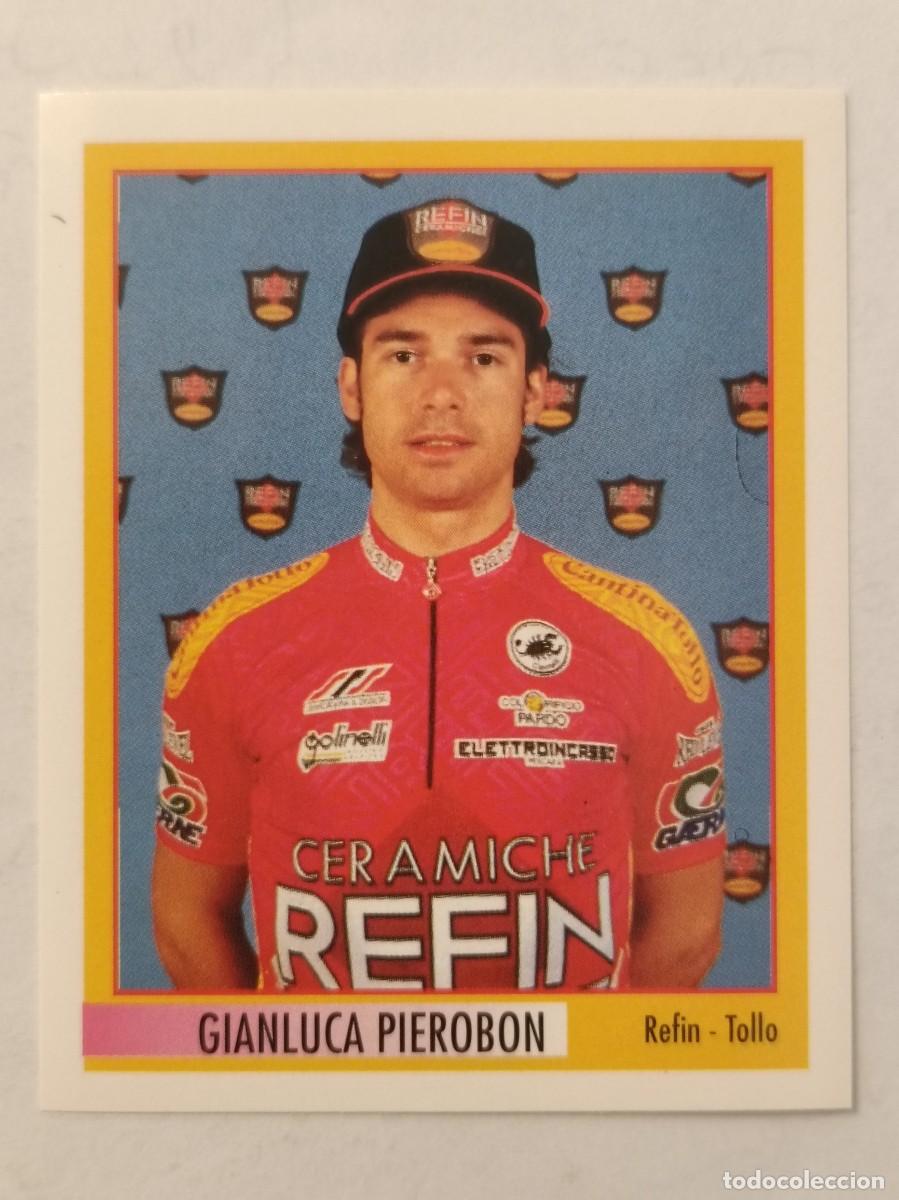 Coleccionismo deportivo: #154 GIANLUCA PIEROBON (REFIN-TOLLO) 78 GIRO D'ITALIA 1995 MERLIN