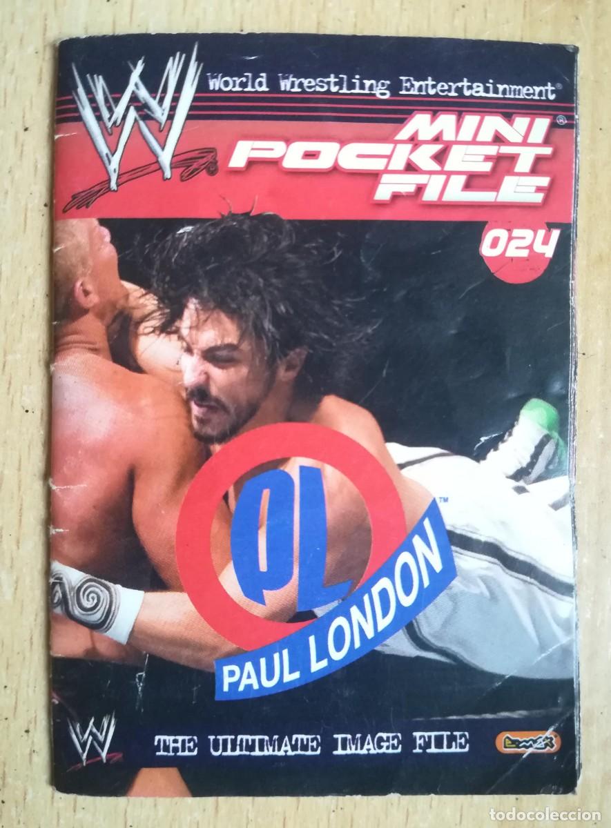 Coleccionismo deportivo: WWE Mini Pocket File N&ordm; 24 - 024. Paul London. E-Max