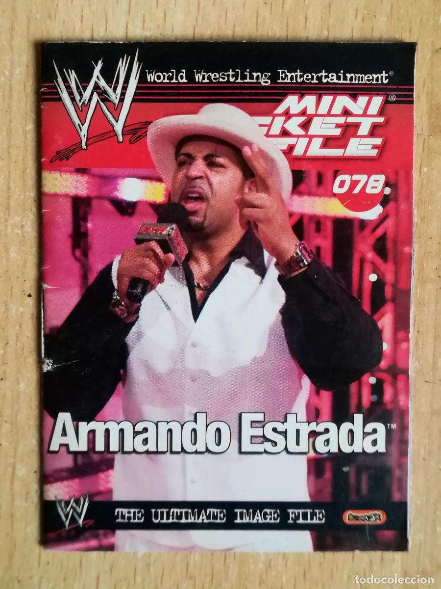 Coleccionismo deportivo: WWE Mini Pocket File N&ordm; 78 - 078. Armando Estrada. E-Max