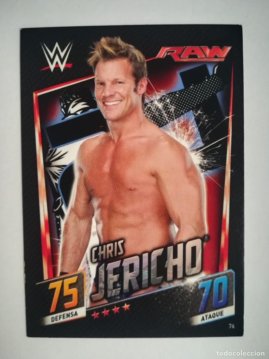 Coleccionismo deportivo: WWE N&ordm; 76 Chris Jericho. Raw. Slam Attax. Then Now Forever. Topps.