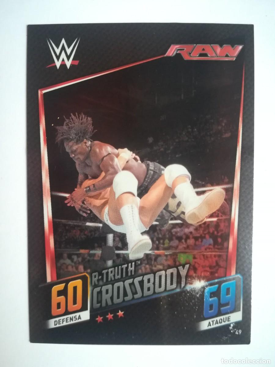 Coleccionismo deportivo: WWE N&ordm; 49 R-Truth Crossbody. Raw. Slam Attax. Then Now Forever. Topps.
