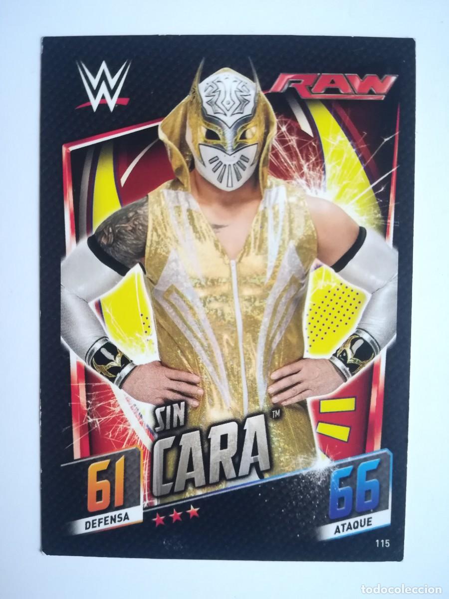 Coleccionismo deportivo: WWE N&ordm; 115 Sin Cara. Raw. Slam Attax. Then Now Forever. Topps.