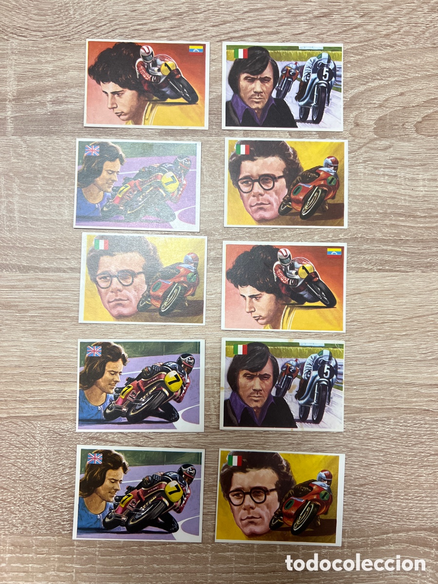 Coleccionismo deportivo: 1979 QUELCOM FORMULA 1 Y MOTOCICLISMO LOTE DE 10 CROMOS SIN PEGAR