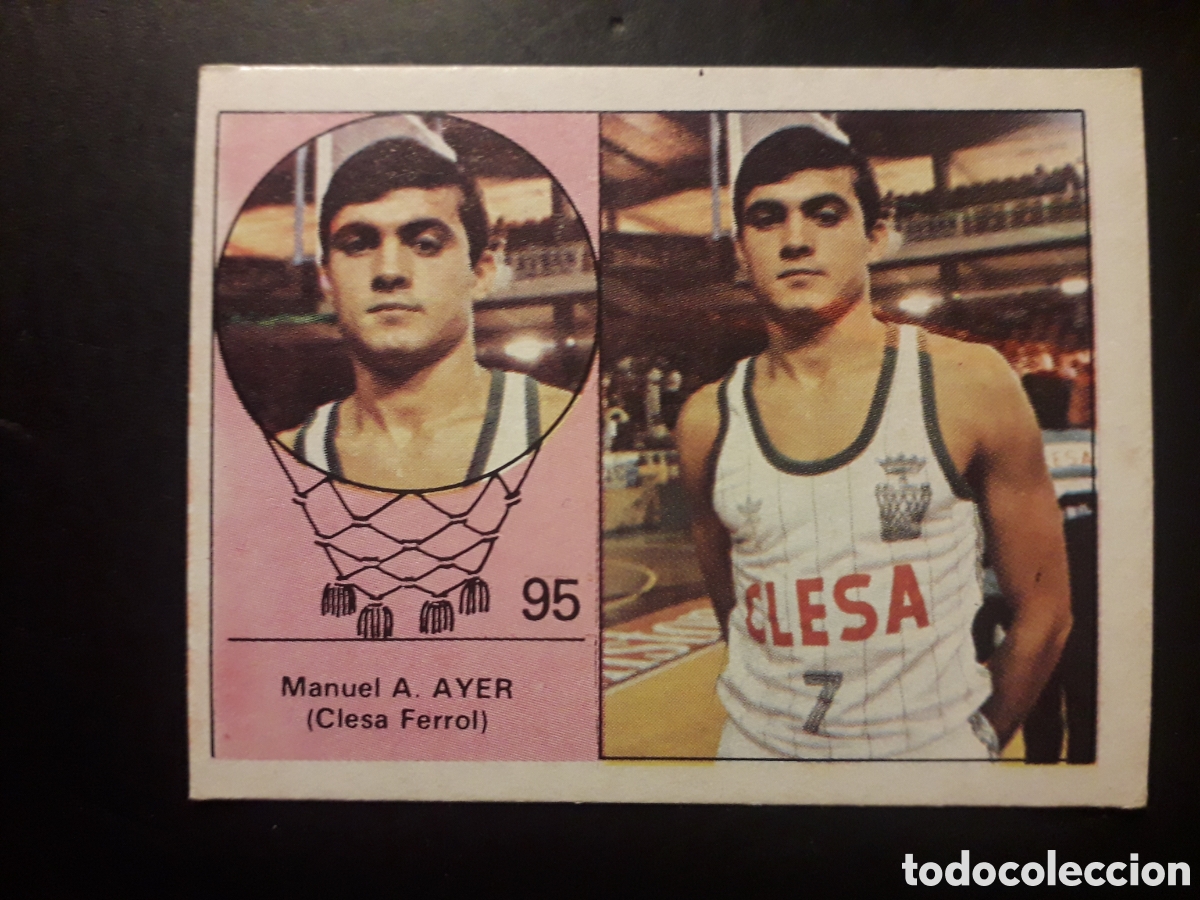 Coleccionismo deportivo: AYER FERROL N&deg; 95 BALONCESTO MERCHANTE CLESA 1984 1985 84 85 SIN PEGAR PEDIDO M&Iacute;NIMO 3&euro;