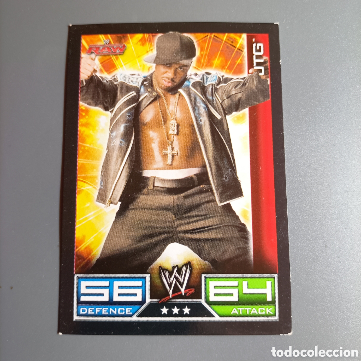 Coleccionismo deportivo: Carta WWE TOPPS SLAM ATTAX 2008 RAW - JTG