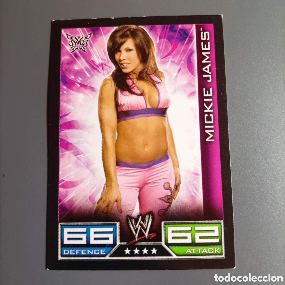 Coleccionismo deportivo: Carta WWE TOPPS SLAM ATTAX 2008 RAW - MICKIE JAMES