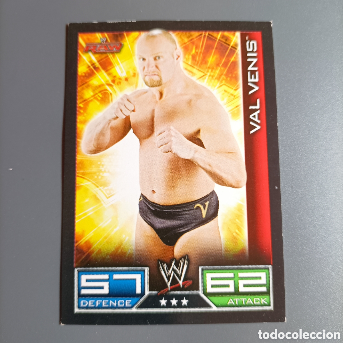 Coleccionismo deportivo: Carta WWE TOPPS SLAM ATTAX 2008 RAW - VAL VENIS