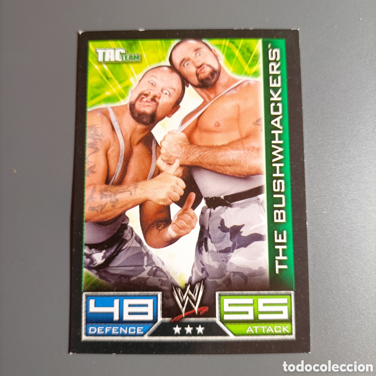 Coleccionismo deportivo: Carta WWE TOPPS SLAM ATTAX 2008 RAW - THE BUSHWACKERS