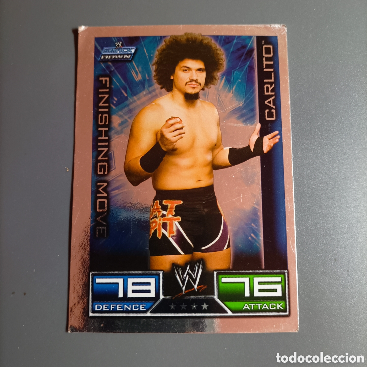 Coleccionismo deportivo: Carta WWE TOPPS SLAM ATTAX 2008 RAW - CARLITO