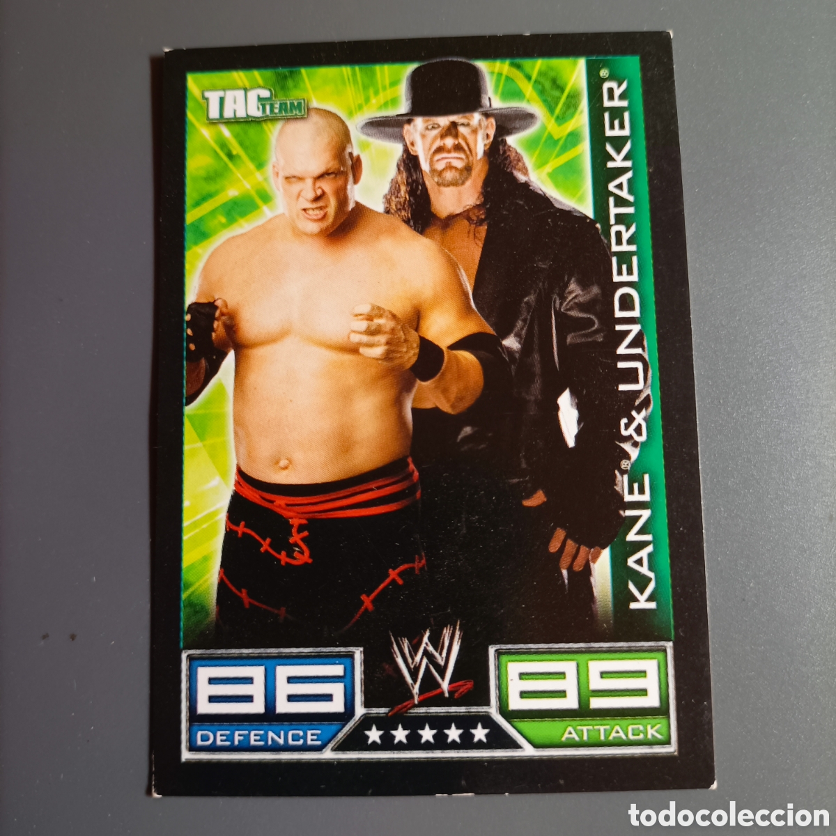 Coleccionismo deportivo: Carta WWE TOPPS SLAM ATTAX 2008 RAW - KANE & UNDERTAKER