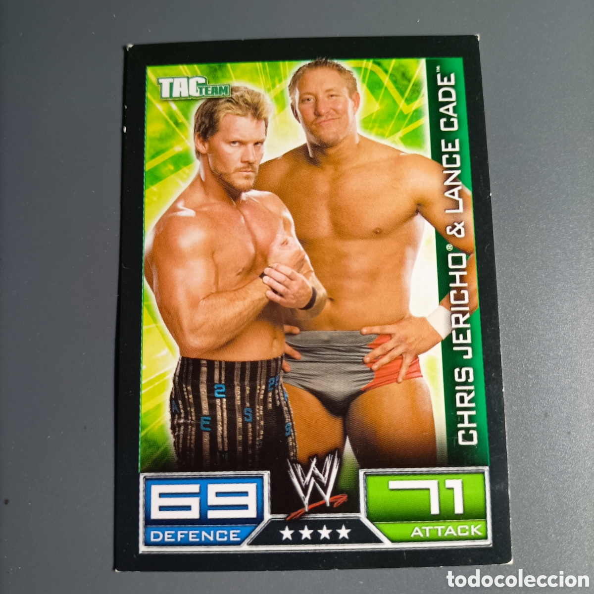 Coleccionismo deportivo: Carta WWE TOPPS SLAM ATTAX 2008 RAW - CHRIS JERICHO & LANCE CADE