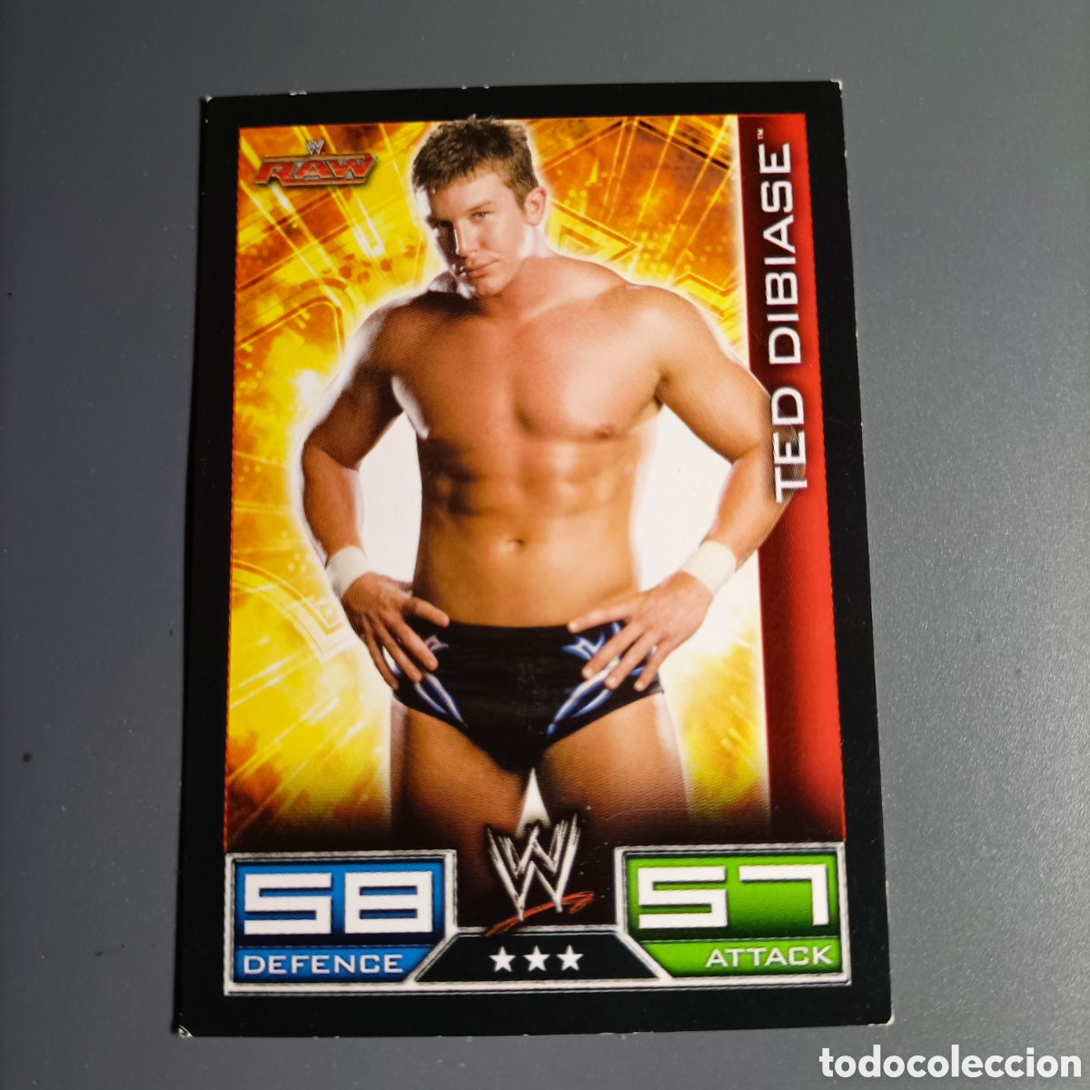 Coleccionismo deportivo: Carta WWE TOPPS SLAM ATTAX 2008 RAW - TED DIBIASE