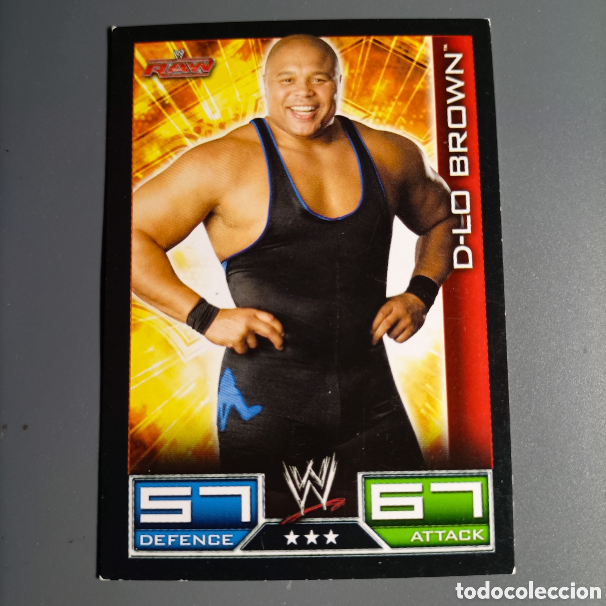 Coleccionismo deportivo: Carta WWE TOPPS SLAM ATTAX 2008 RAW - D-LO BROWN